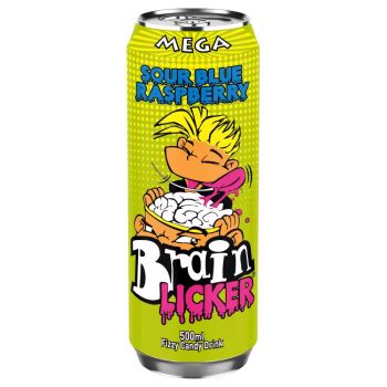 Brain Licker Drink - Sour blue raspberry flavour fizzy drink