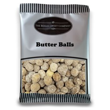 Pick and Mix Sweets - 1Kg Bulk bag of Butter Balls, traditional sugar coated boiled sweets