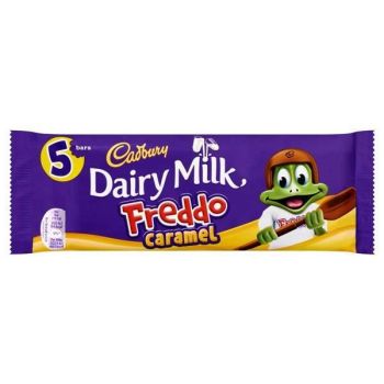 Cadbury Dairy milk caramel freddo's in a 5 bar multipack