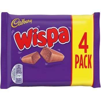 A light chocolate rush of tiny bubbles covered in Cadbury milk chocolate