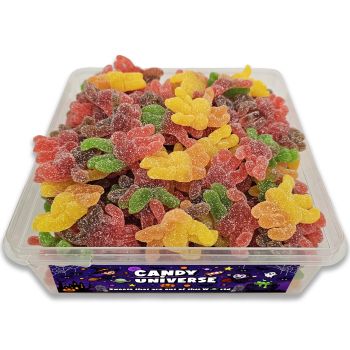 Candy Universe Halloween Sour Spiders Tub