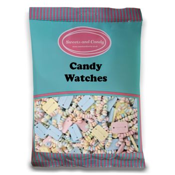 Multicoloured candy sweets on elastic with a colourful watch face too!