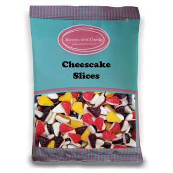 Cheesecake Slices - 1Kg Bulk bag of fruit flavour jelly sweets shaped like slices of cheesecake!