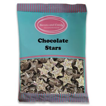 Chocolate Stars in a bulk 1kg bag