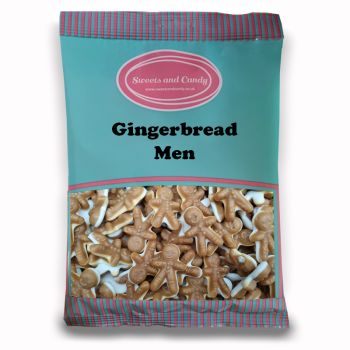 Christmas Sweets - 1Kg Bulk bag of biscuit flavour sweets shaped like Gingerbread Men