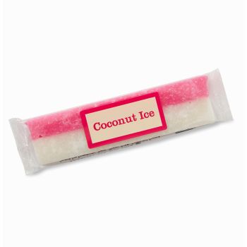 A 120g bar of coconut ice