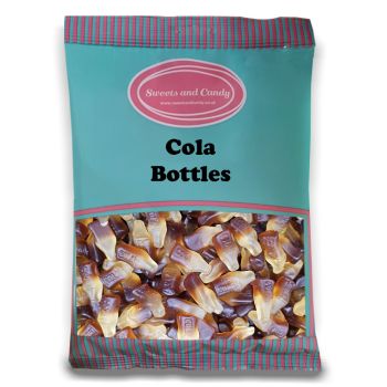 Pick and Mix Sweets - 1kg Bulk bag of Cola Bottles, retro jelly sweets with a cola flavour
