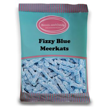 Pick and Mix Sweets - 1Kg Bulk bag of vegan blue fizzy sweets