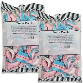 Foam teeth bulk 1kg bag