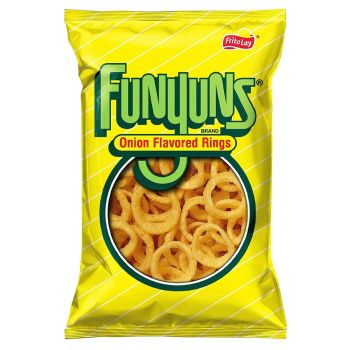American Sweets - Funyuns onion rings, onion flavour crisps in a large sharing bag!