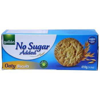A 410g box of Gullon Oaty biscuits with no added sugar