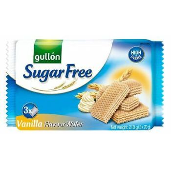 Gullon Sugar Free Wafers with Vanilla flavour, perfect sugar free biscuits for diabetics!