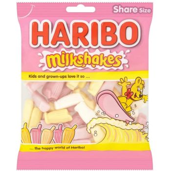 Haribo milk flavour sweets in the shape of bottles