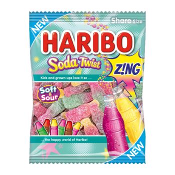Retro sweets - a share size bag full of a refreshing mix of bottle-shaped soda flavour combinations with a sour kick!
