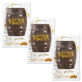 American Sweets - Pack of 3 Harry Potter butter beer flavour jelly beans