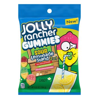 American Sweets - sour lemonade flavour jolly rancher gummies imported from America