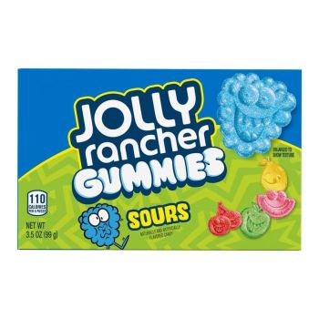 American Sweets - Sour fruit flavour gummies in an American theatre box