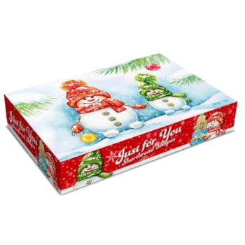 Christmas Biscuits - A 200g box of shortbread biscuits