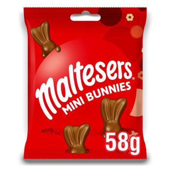 Maltesers individually wrapped chocolate bunnies in a share size bag!