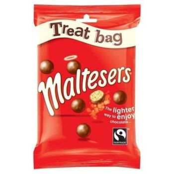 A milk chocolate ball with a light malt centre