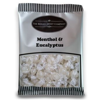 Menthol Eucalyptus - 1Kg Bulk bag of traditional menthol flavour boiled sweets.
