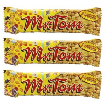 A multipack of Mr Tom bars, similar to traditional peanut brittle sweets