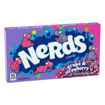 American Sweets - Grape and strawberry flavour chewy Nerds sweets!