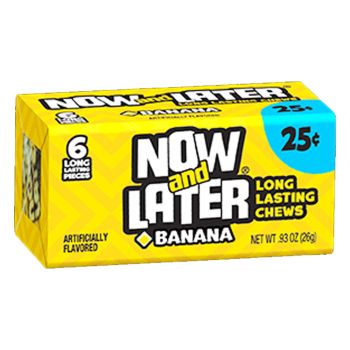 American Sweets - banana flavour chewy American candy sweets