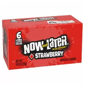 American Sweets - strawberry flavour chewy American candy sweets