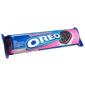 American oreos - Strawberry creme flavour oreo biscuits