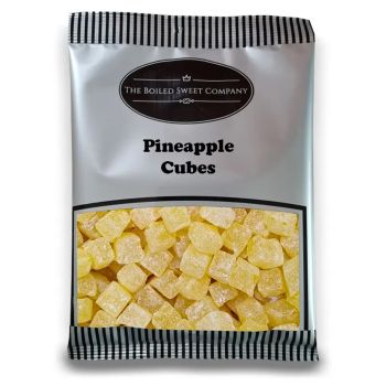 Pineapple Cubes - 1Kg Bulk bag of pineapple flavour boiled sweets with their unique cube shape!