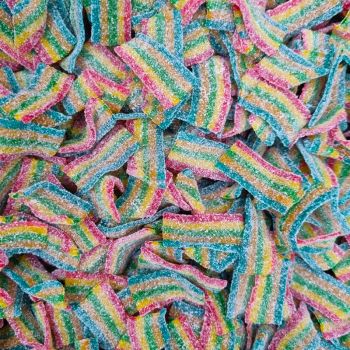 Rainbow Bites - bitesize pieces of the pick and mix sweets rainbow belts