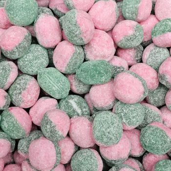 Pick and Mix Sweets - Apple flavour boiled sweets with a sour sugar coating