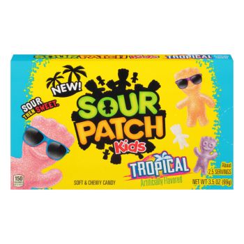 American Sweets - Sour Patch tropical flavour American candy in a handy theatre box!