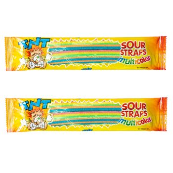 Retro Sweets - sour rainbow belts