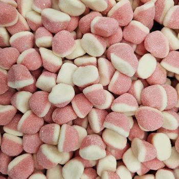 Retro Sweets - Strawberry Dreams, dome shaped jelly sweets with sugar coating