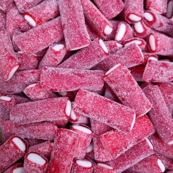 Retro Sweets - Strawberry flavour giant tubes with a fondant centre