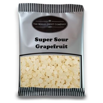 Pick and Mix Sweets - 1Kg Bulk bag of Super Sour Grapefruit flavour boiled sweets!