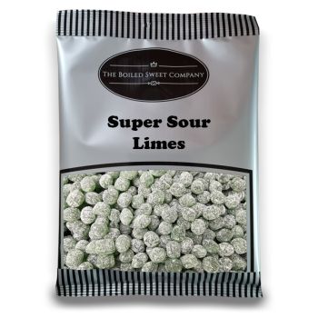 Pick and Mix Sweets - 1Kg Bulk bag of Super Sour Lime flavour boiled sweets!