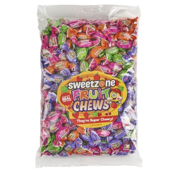 Retro Sweets - Halal fruit flavour chewy sweets in a bulk 1kg bag
