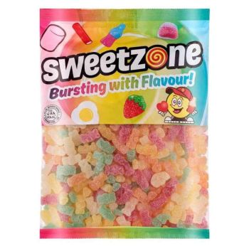Retro Sweets - A bulk 1kg bag of Sweetzone sour bears sweets.