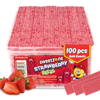 Sweetzone Rainbow Belts tub of 100