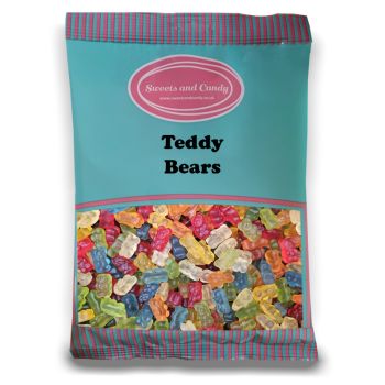 Teddy Bears - 1Kg Bulk bag of fruit flavour jelly sweets shaped like bears!