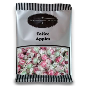Toffee Apples - 1Kg Bulk bag of traditional fruit flavour boiled sweets with a chewy toffee centre.