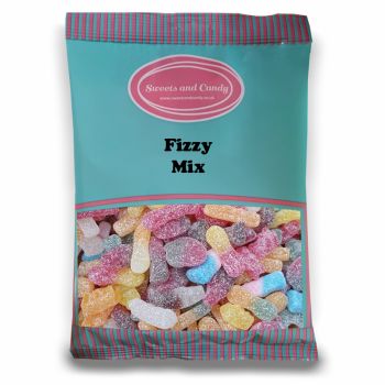 Vegan Fizzy Mix - 1Kg Bulk bag of assorted vegan fruit flavour fizzy sweets