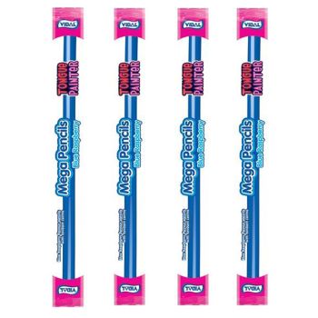 Giant blue raspberry flavour tongue painter pencils