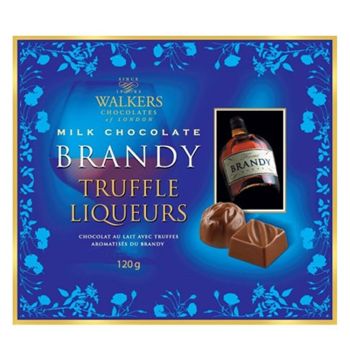 Christmas Sweets - Walkers Milk Chocolates with Brandy Liqueur Truffle Fillings.