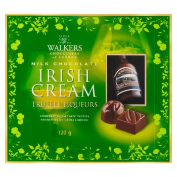 Christmas Sweets - Walkers Milk Chocolates with Irish Cream Liqueur Truffle Fillings.