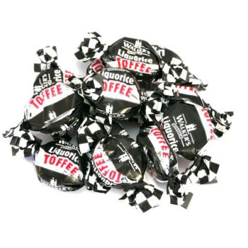 Pick and Mix Sweets - Walkers Liquorice Toffee in a 150g bag.