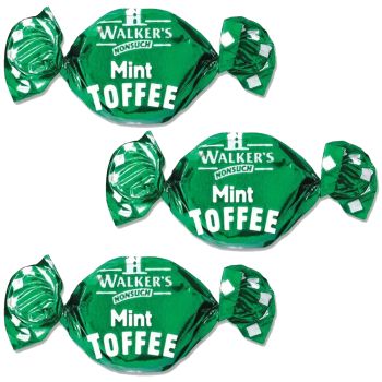 Pick and Mix Sweets - Walkers Mint Toffee in a 150g bag.